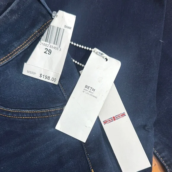 Hudson Jeans Blue Boot Cut Denim 29 NWT - Picture 3 of 6